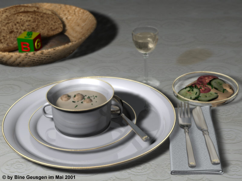 das Hauptgericht kommt sp&auml;ter